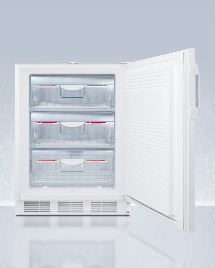 24" Wide Built-In All-Freezer, Certified to NSF/ANSI 456 Standard for Vaccine Storage, ADA Compliant view 2