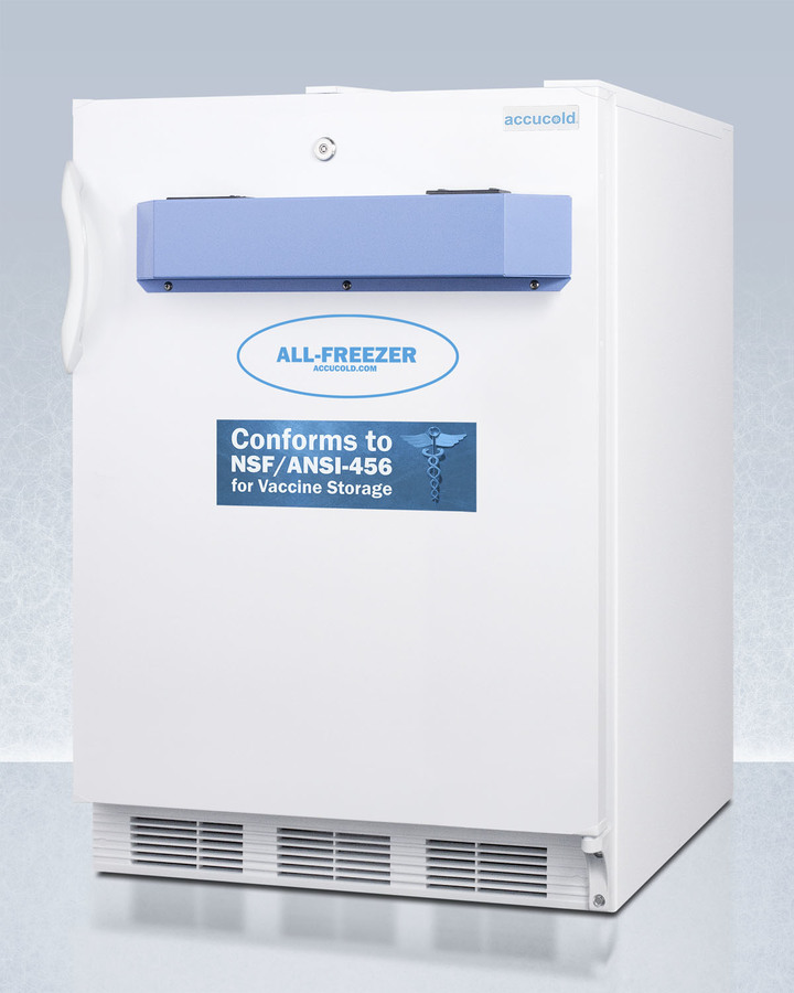 24" Wide Built-In All-Freezer, Certified to NSF/ANSI 456 Standard for Vaccine Storage, ADA Compliant view 3