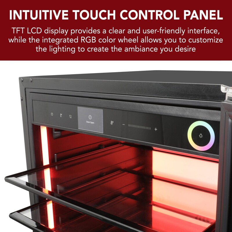 Vinoglow 151-Can Single-Zone Beverage Center VTBC117EVGSS