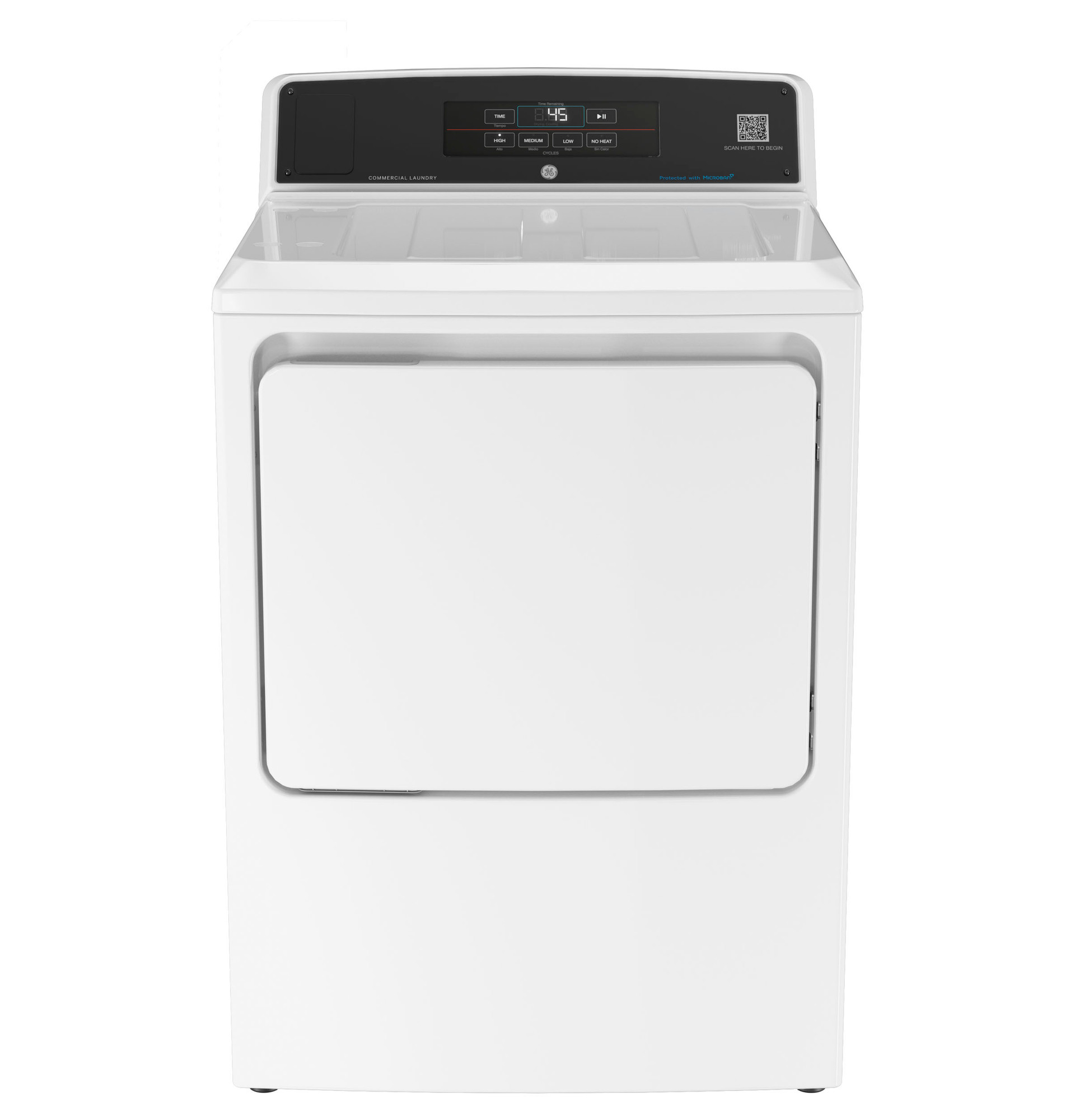 7.4 cu. ft. Capacity Electric Dryer with Built-In App Payment System SITE WIFI REQUIRED, 5-Year Warranty VTD56EASVWB