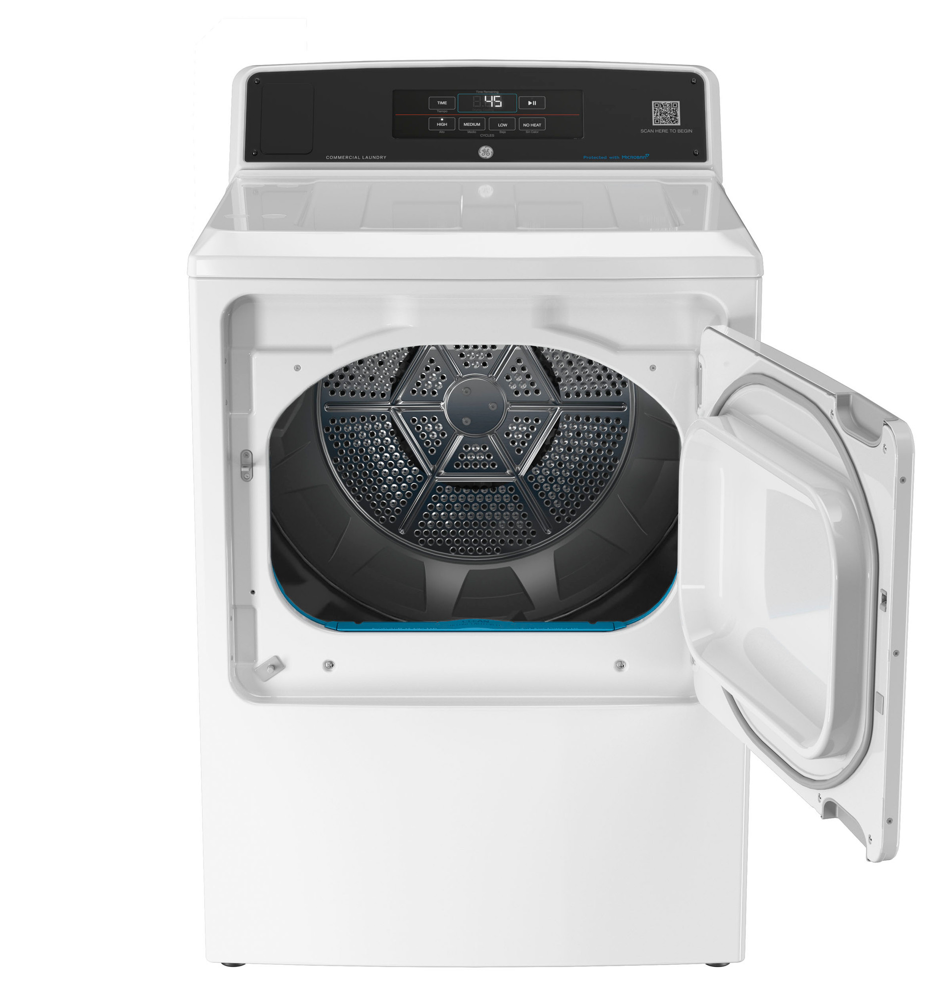 7.4 cu. ft. Capacity Electric Dryer with Built-In App Payment System SITE WIFI REQUIRED, 5-Year Warranty VTD56EASVWB
