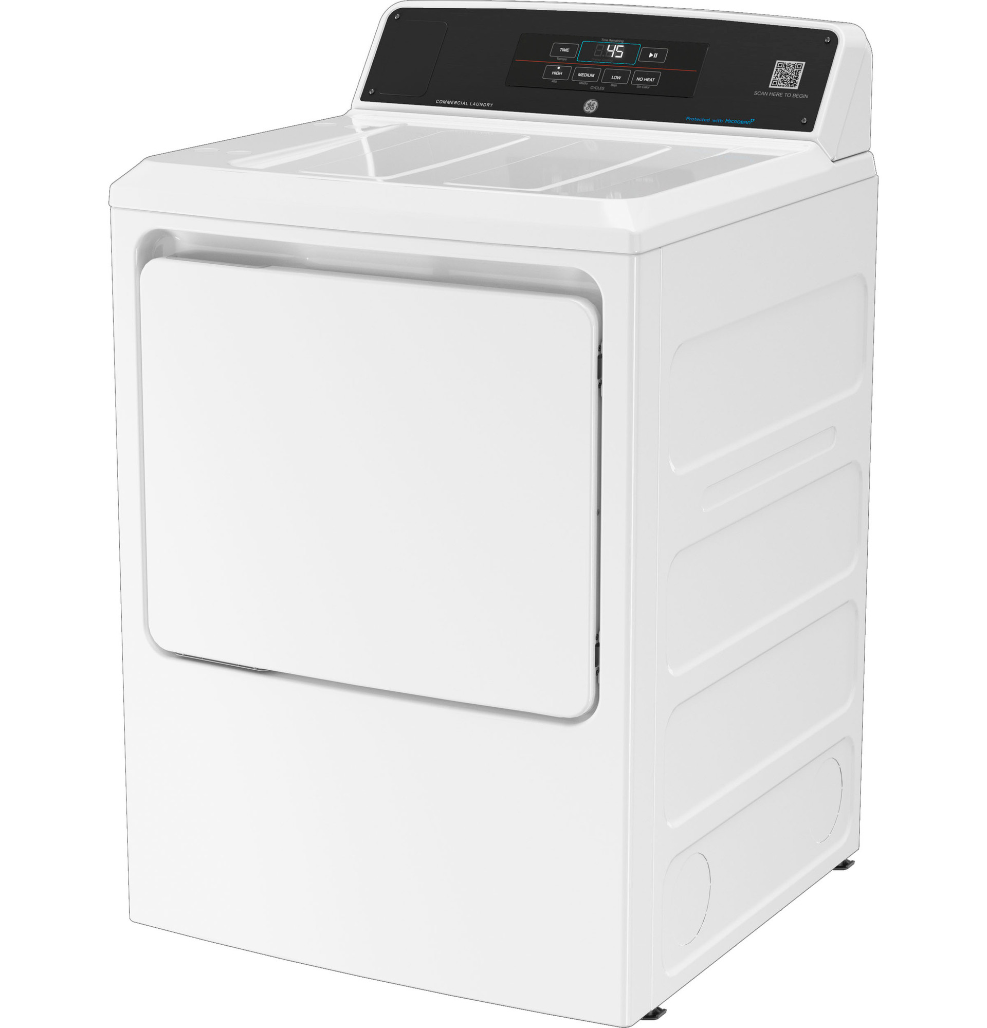 7.4 cu. ft. Capacity Electric Dryer with Built-In App Payment System SITE WIFI REQUIRED, 5-Year Warranty VTD56EASVWB
