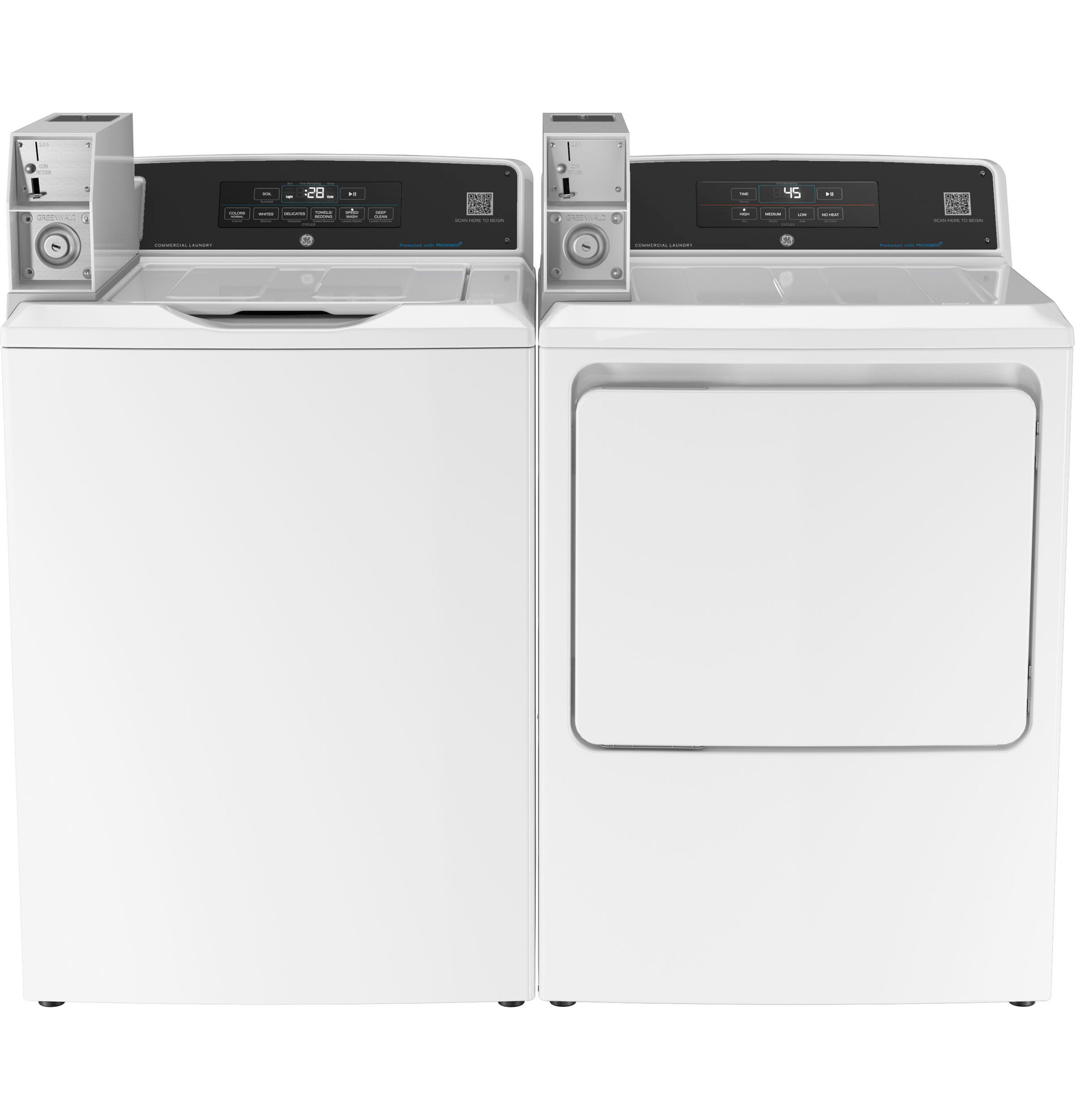 7.4 cu. ft. Capacity Electric Dryer with Built-In App Payment System SITE WIFI REQUIRED, 5-Year Warranty VTD56EASVWB