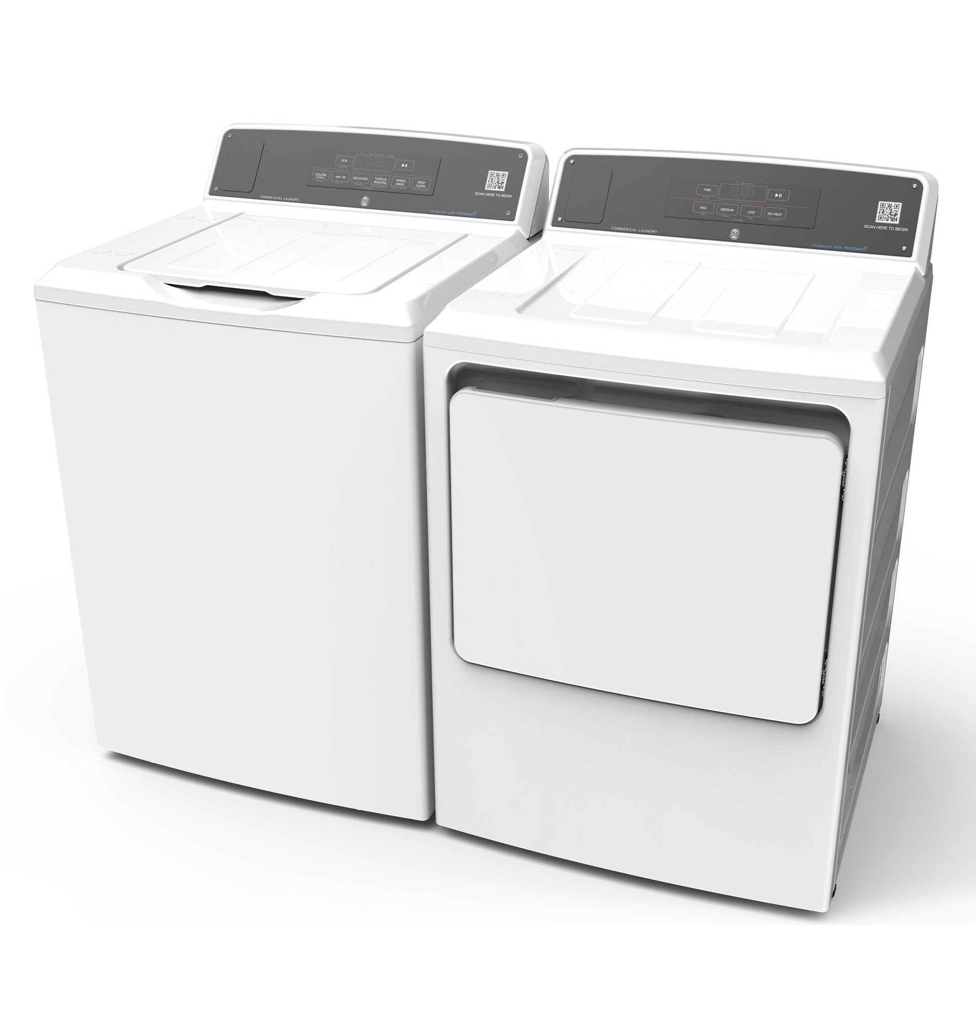 7.4 cu. ft. Capacity Electric Dryer with Built-In App Payment System SITE WIFI REQUIRED, 5-Year Warranty VTD56EASVWB