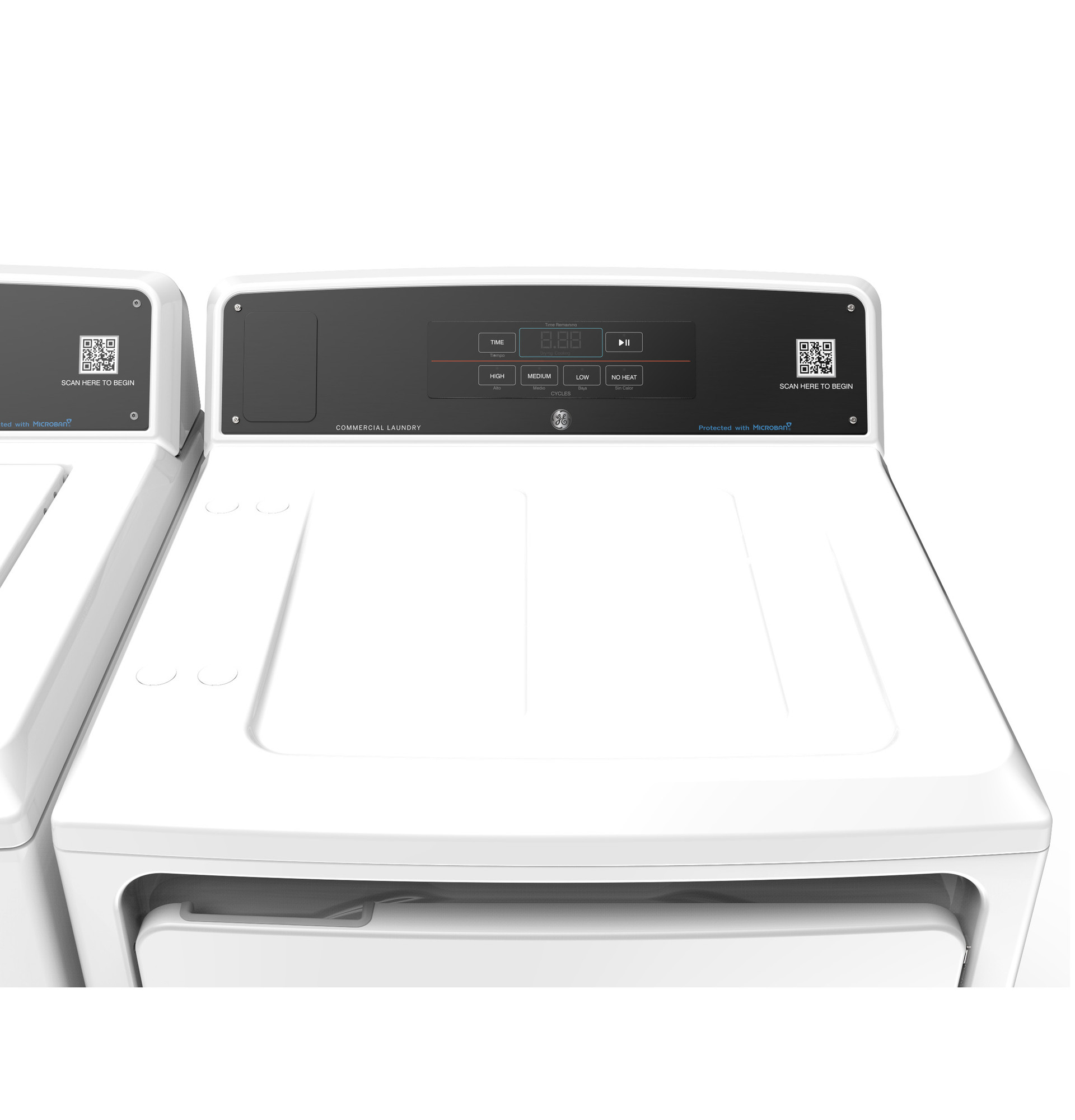 7.4 cu. ft. Capacity Electric Dryer with Built-In App Payment System SITE WIFI REQUIRED, 5-Year Warranty VTD56EASVWB