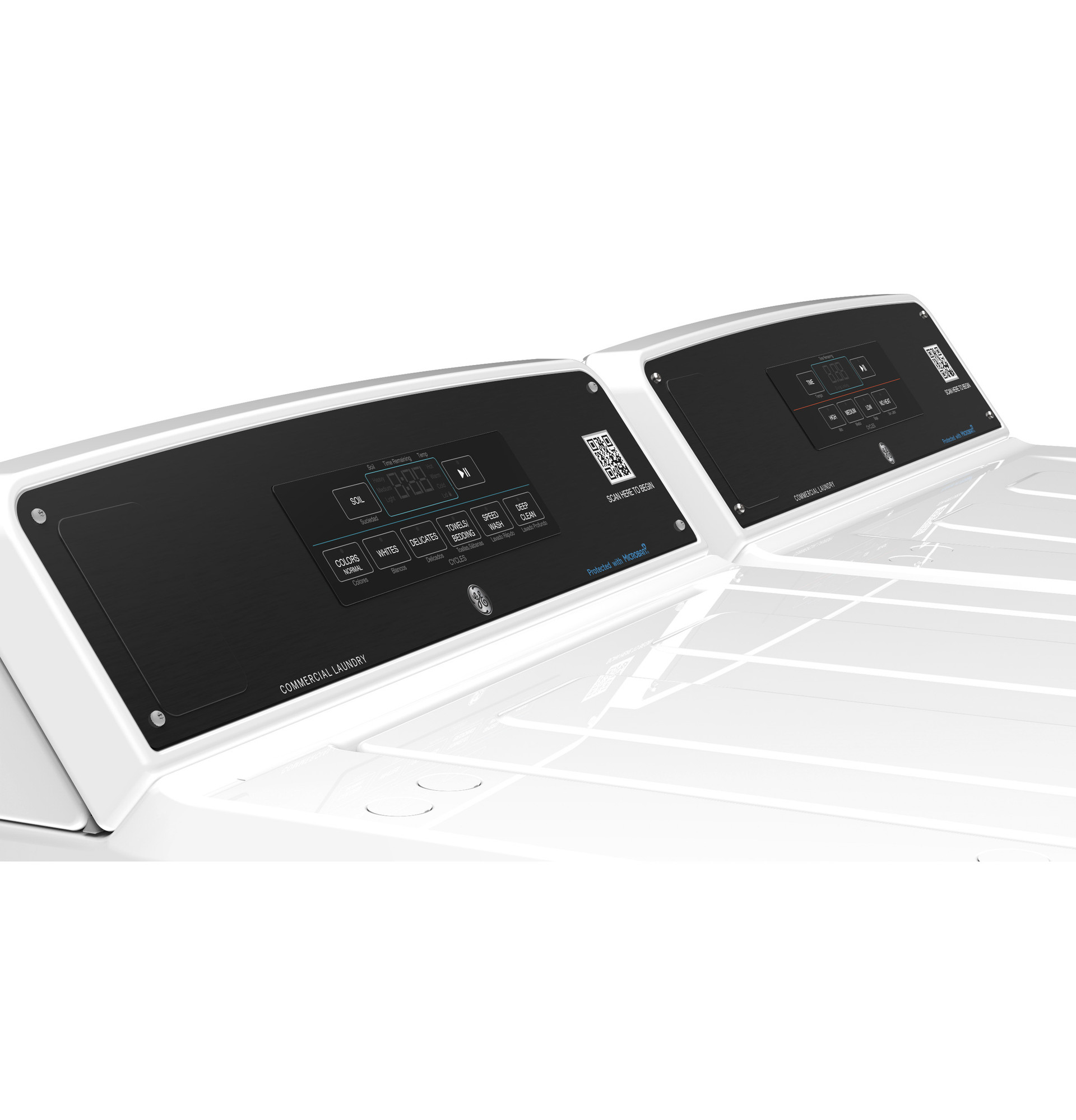 7.4 cu. ft. Capacity Electric Dryer with Built-In App Payment System SITE WIFI REQUIRED, 5-Year Warranty VTD56EASVWB
