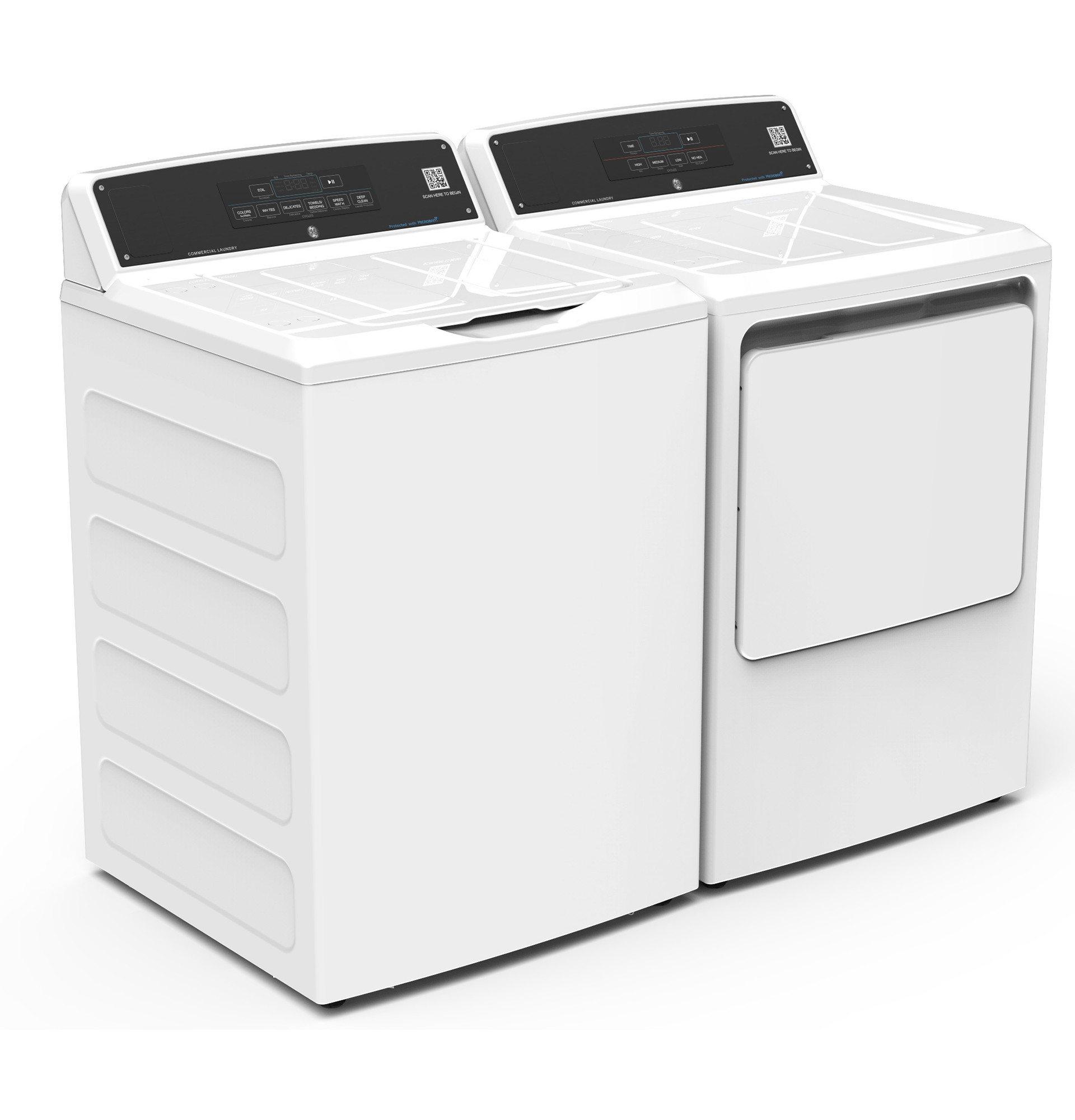7.4 cu. ft. Capacity Electric Dryer with Built-In App Payment System SITE WIFI REQUIRED, 5-Year Warranty VTD56EASVWB