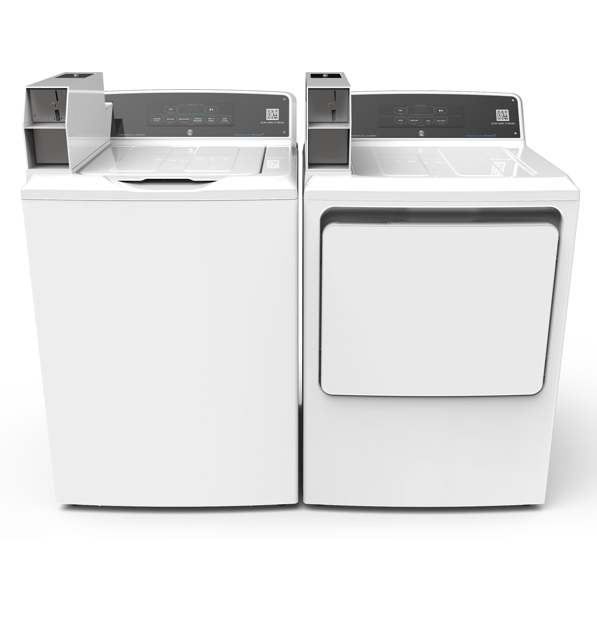 7.4 cu. ft. Capacity Electric Dryer with Built-In App Payment System SITE WIFI REQUIRED, 5-Year Warranty VTD56EASVWB