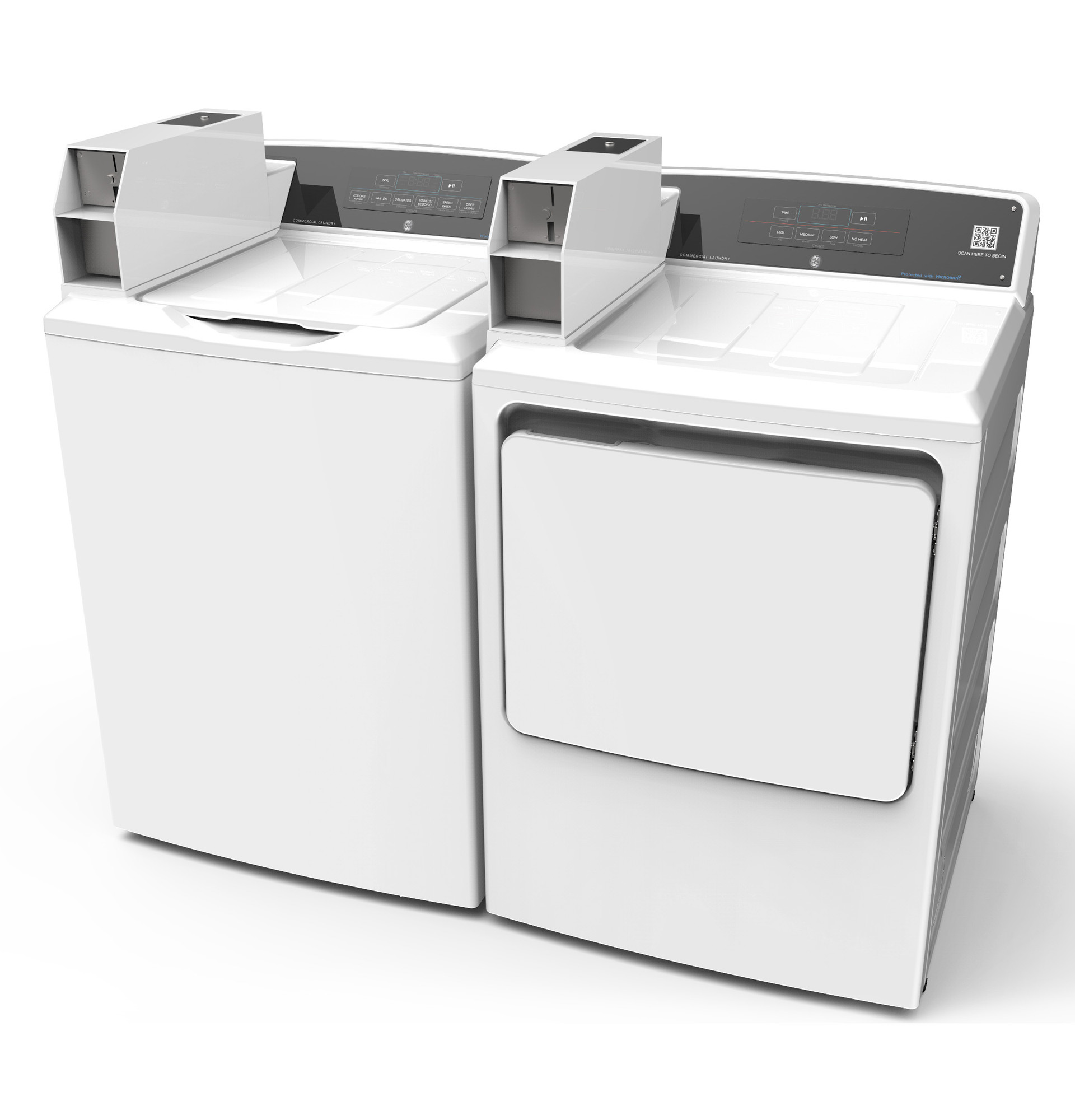 7.4 cu. ft. Capacity Electric Dryer with Built-In App Payment System SITE WIFI REQUIRED, 5-Year Warranty VTD56EASVWB