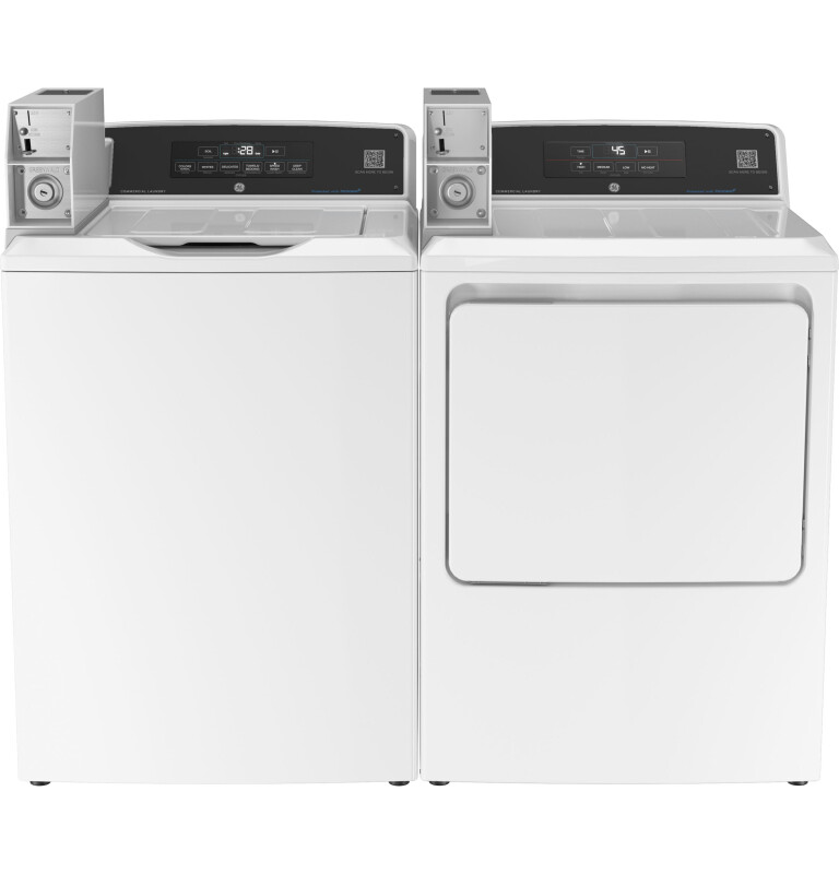 7.4 cu. ft. Capacity Gas Dryer with Built-In App Payment System SITE WIFI REQUIRED, 5-Year Warranty VTD56GASVWB