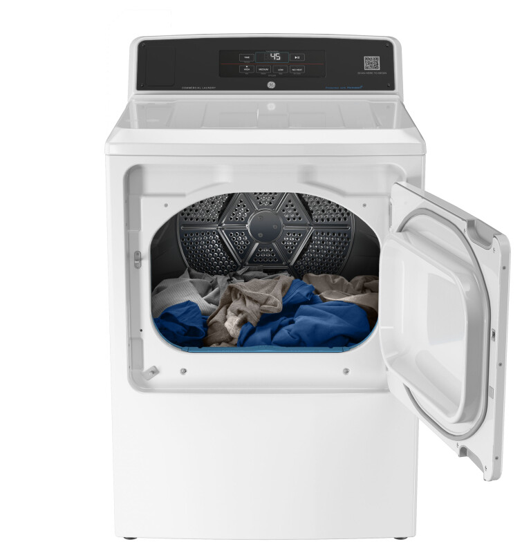 7.4 cu. ft. Capacity Gas Dryer with Built-In App Payment System SITE WIFI REQUIRED, 5-Year Warranty VTD56GASVWB
