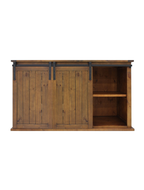 Rustic Wood Wine Cellar Credenza VTRUSTICRED3D