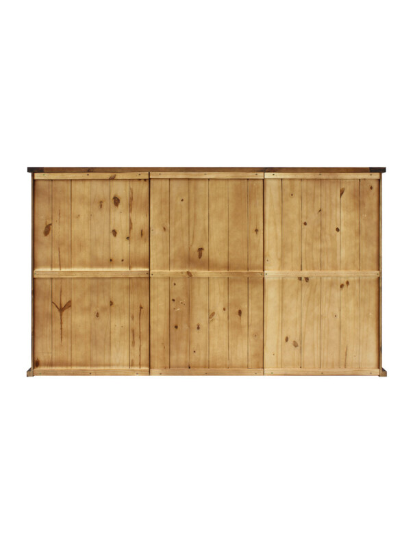 Rustic Wood Wine Cellar Credenza VTRUSTICRED3D