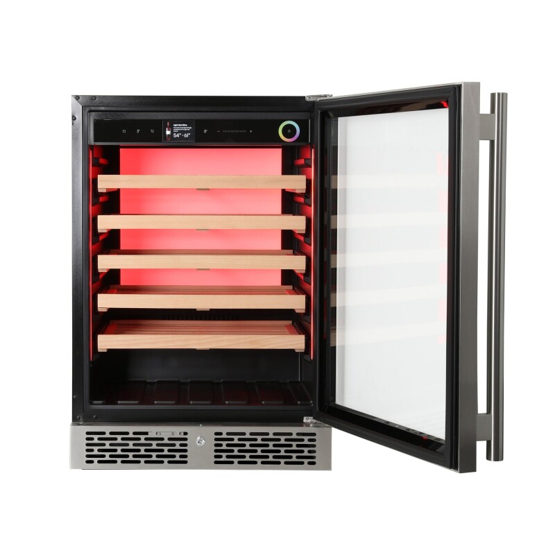 Vinoglow 41-Bottle Single-Zone Wine Cooler VTWC041EVGSS