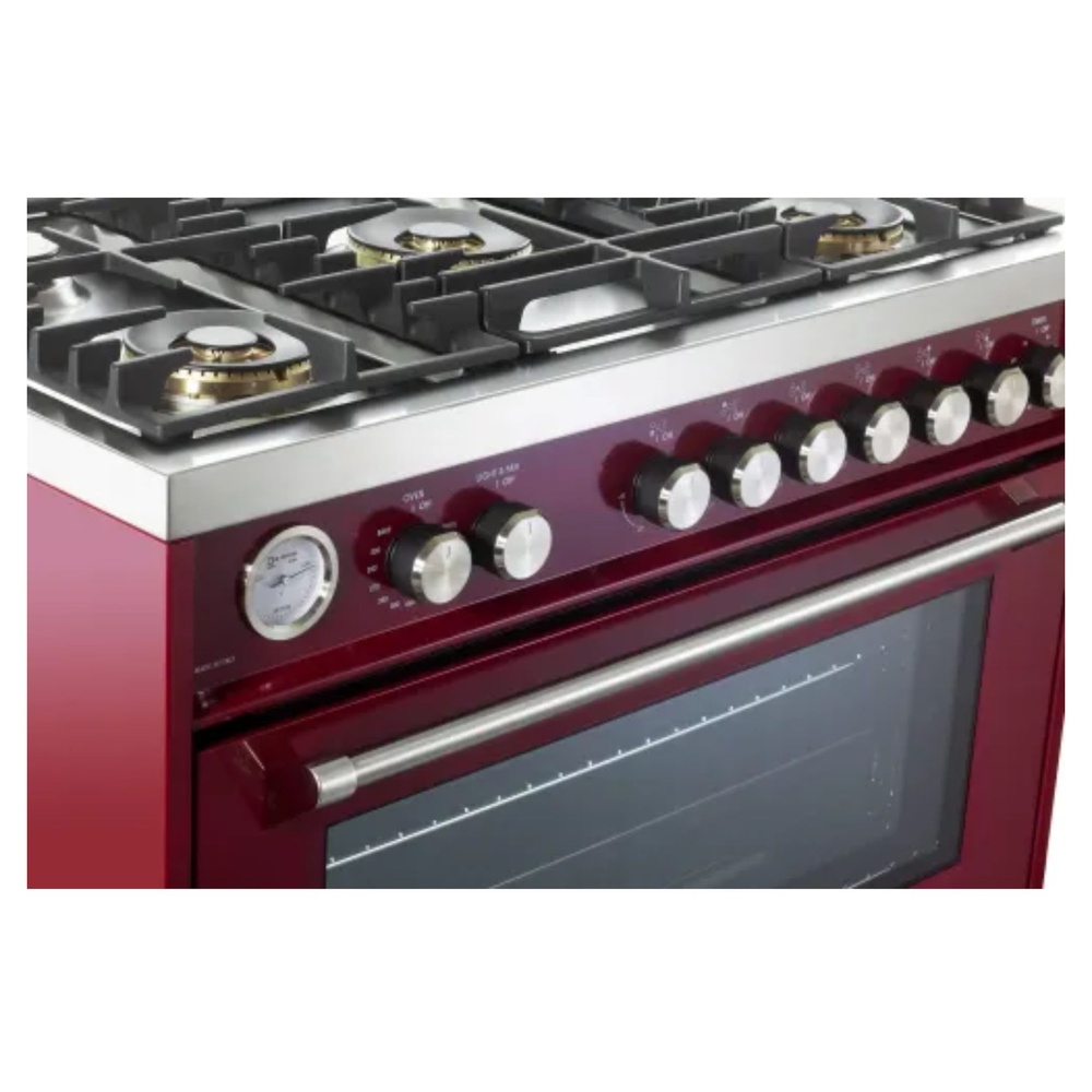 36 inch Ultima Collection Freestanding Gas Range with 5 Sealed SABAF Brass Burners, 5 cu. ft. Oven Capacity, Temperature Gauge VUFSGG365BU