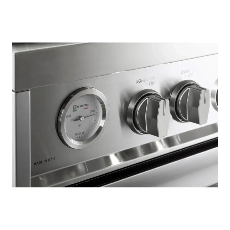 48 inch Ultima Collection Gas Range with 6 Brass Burners, 5.2 cu. ft. Oven Total Capacity, LP Conversion Kit, Analog Temperature Indicator VUFSGG486DSS