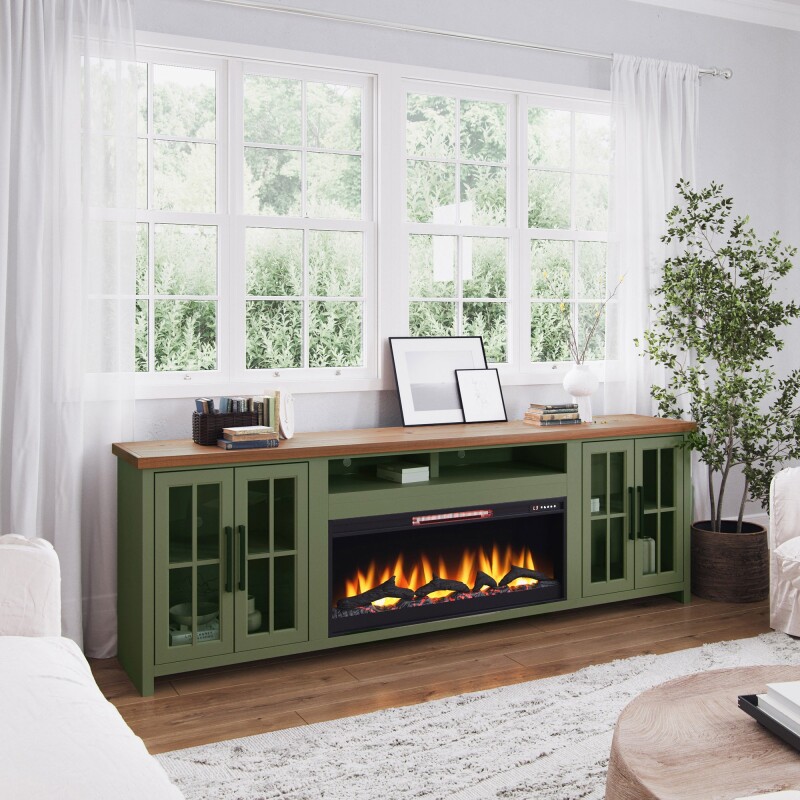 Vineyard 97" Fireplace Console VY5410SFL