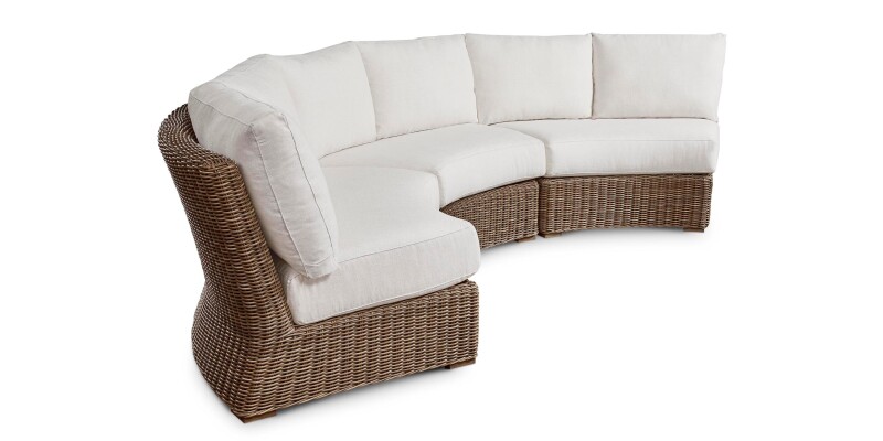 Huntington Curved Outdoor Sectional W003K453RO12718SPREMIER