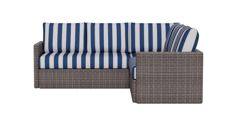 Ashford Outdoor L-Shaped Sectional W017LSECT3HO11015LOUNGE