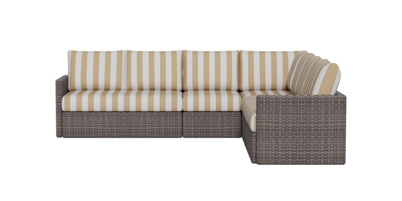 Ashford Outdoor L-Shaped Sectional W017LSECT5HO11022LOUNGE