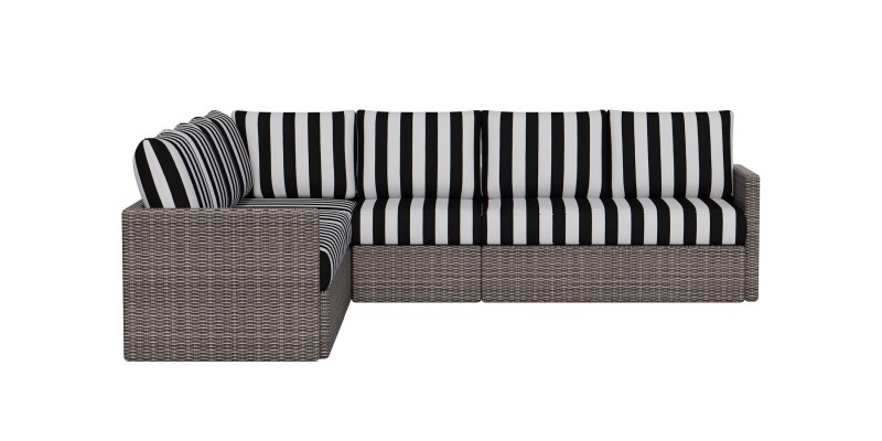 Ashford Outdoor L-Shaped Sectional W017LSECT5HO11029LOUNGE