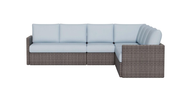 Ashford Outdoor L-Shaped Sectional W017LSECT5HO11545LOUNGE