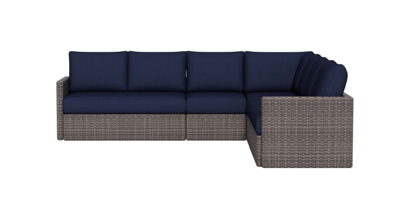 Ashford Outdoor L-Shaped Sectional W017LSECT5HO11615PREMIER