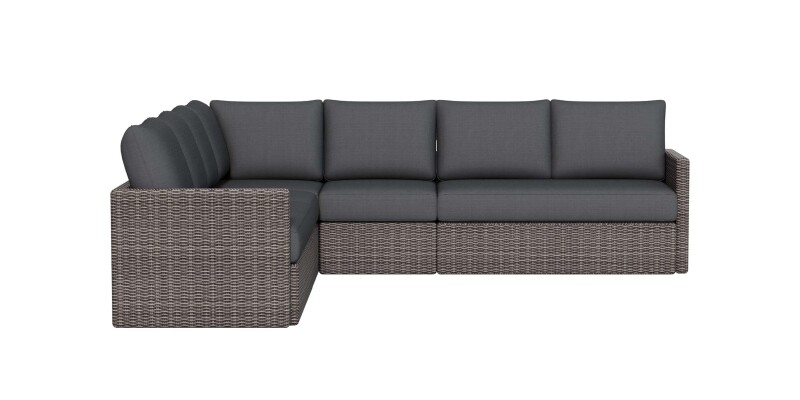Ashford Outdoor L-Shaped Sectional W017LSECT5HO11619LOUNGE