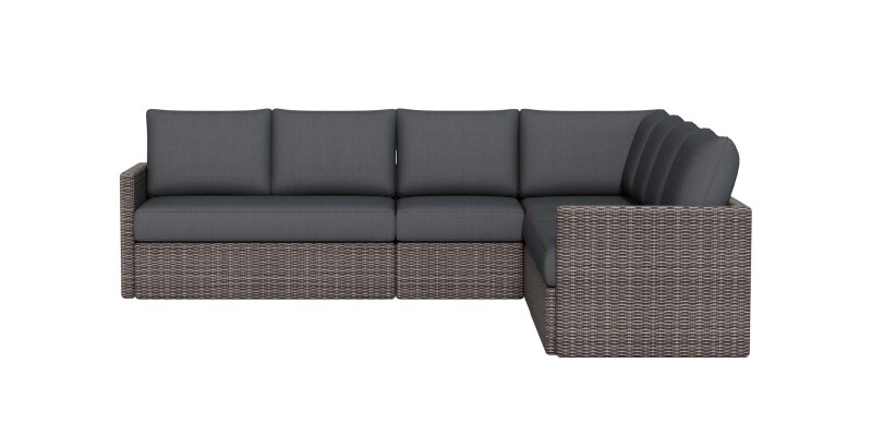 Ashford Outdoor L-Shaped Sectional W017LSECT5HO11619PREMIER