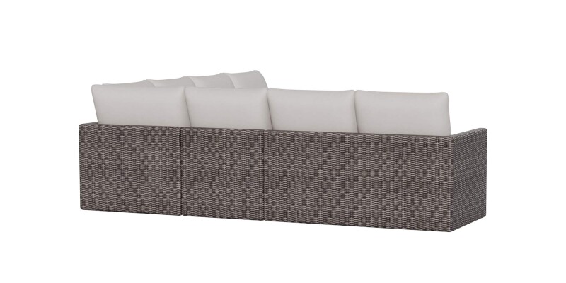 Ashford Outdoor L-Shaped Sectional W017LSECT5HO11649LOUNGE