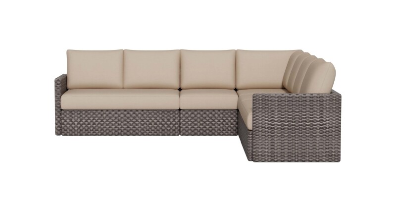Ashford Outdoor L-Shaped Sectional W017LSECT5HO12718SLOUNGE