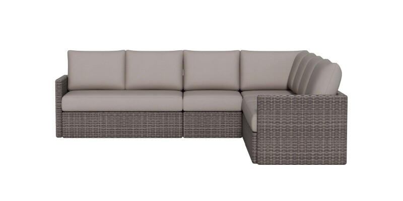 Ashford Outdoor L-Shaped Sectional W017LSECT5HO12719SLOUNGE