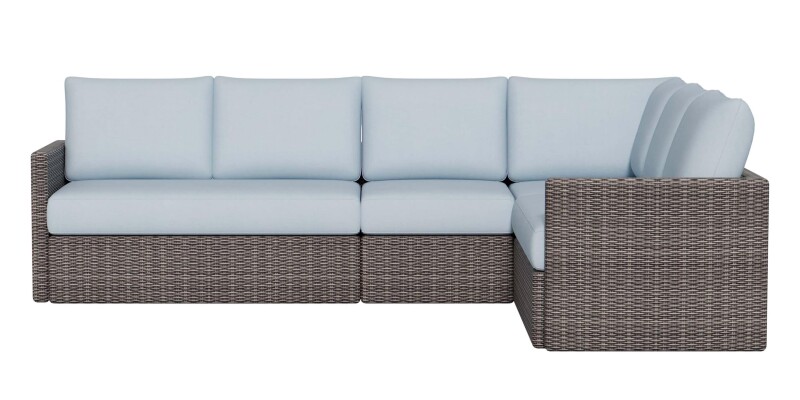 Ashford Outdoor L-Shaped Sectional W017LSECTHO11545LOUNGE