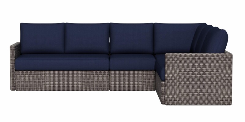 Ashford Outdoor L-Shaped Sectional W017LSECTHO11615LOUNGE