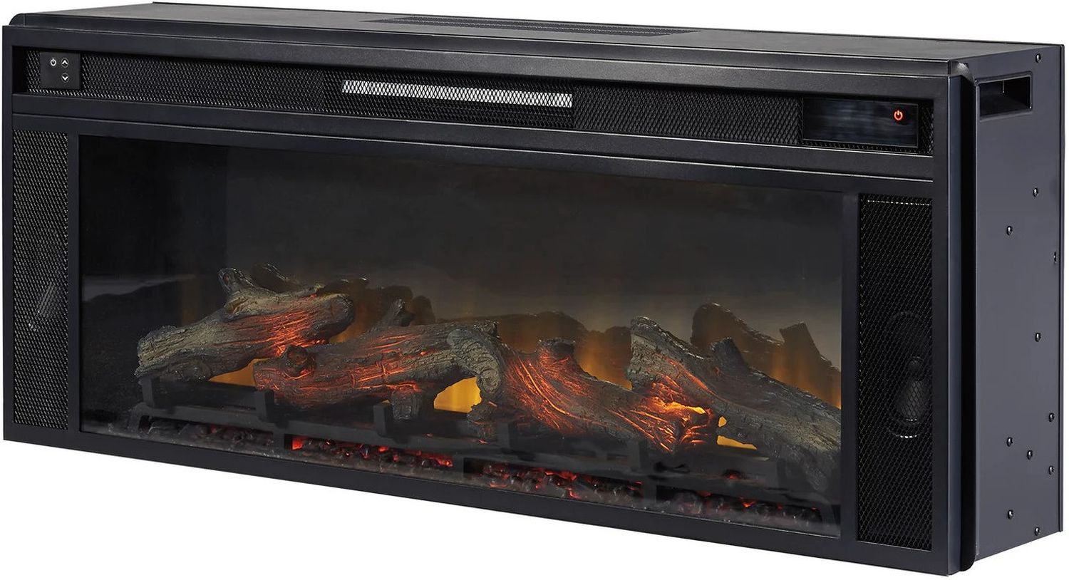 Entertainment Accessories Black Fireplace Insert W10012