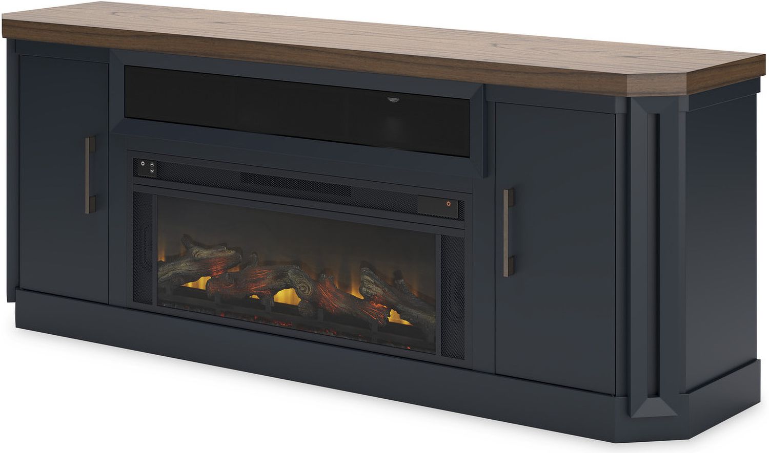 Entertainment Accessories Black Fireplace Insert W10012