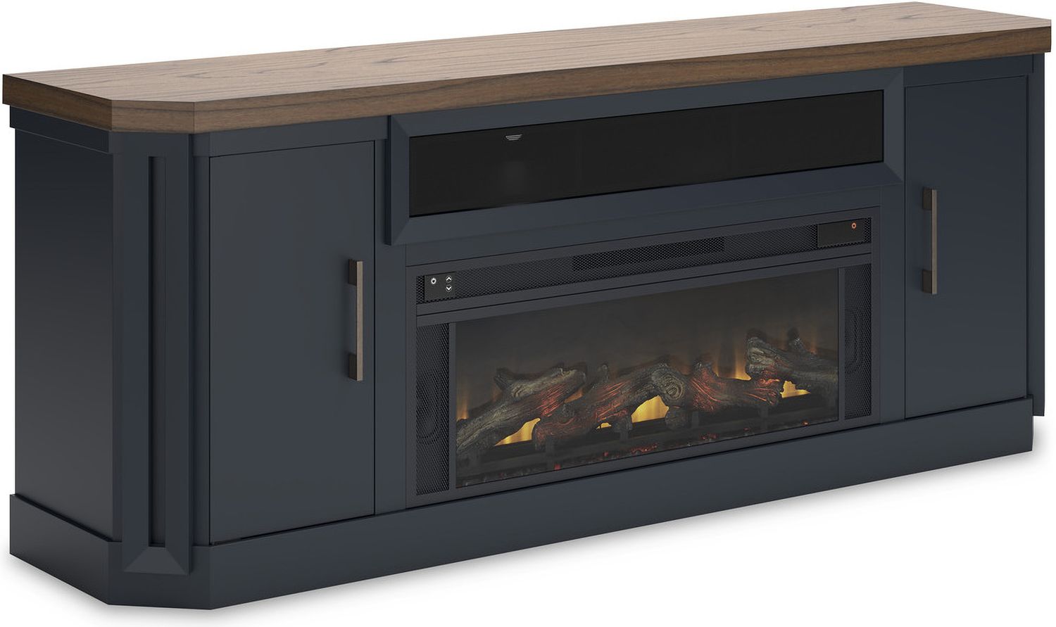 Entertainment Accessories Black Fireplace Insert W10012