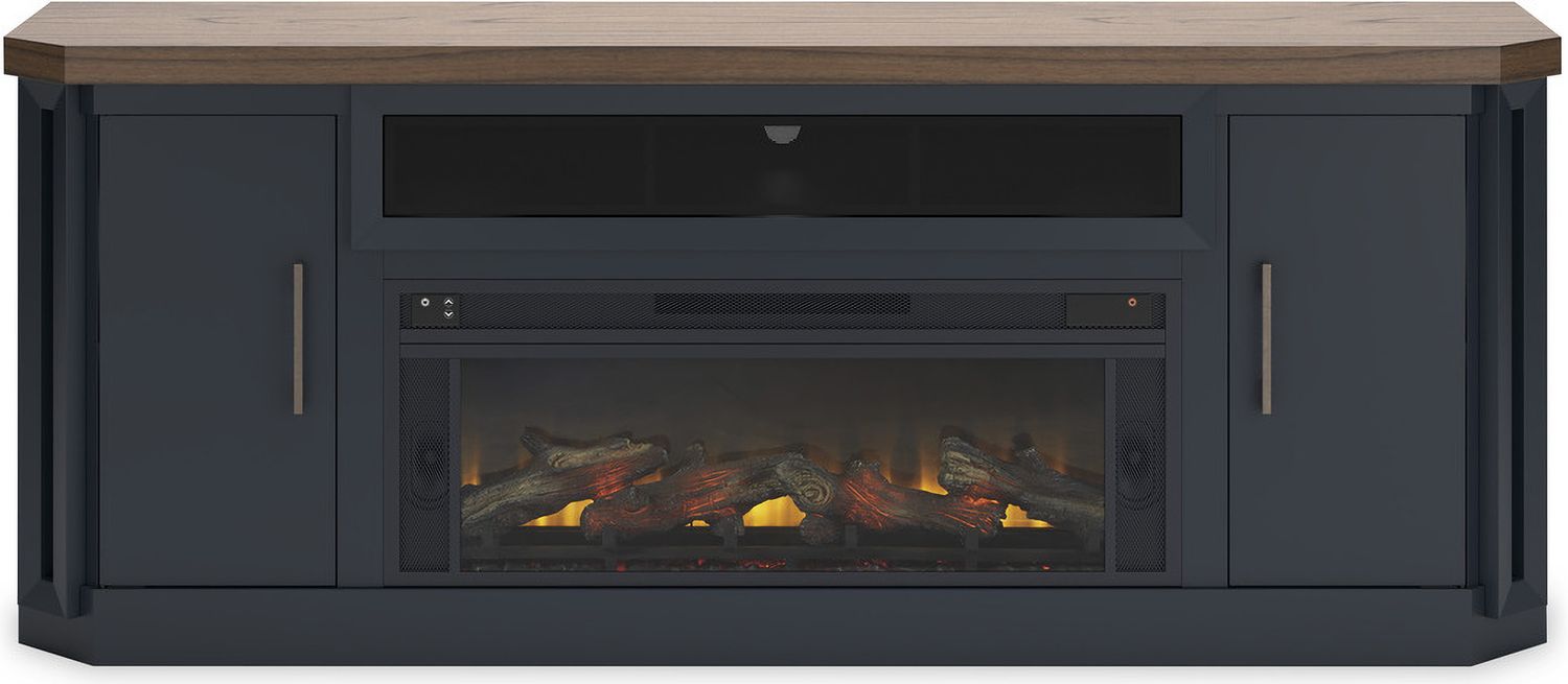Entertainment Accessories Black Fireplace Insert W10012