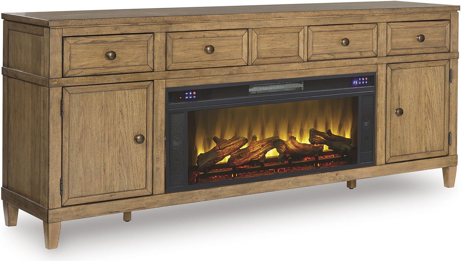 Entertainment Accessories Black Fireplace Insert W10012