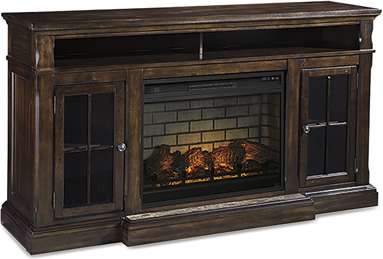 Black Electric Infrared Fireplace Insert W100121