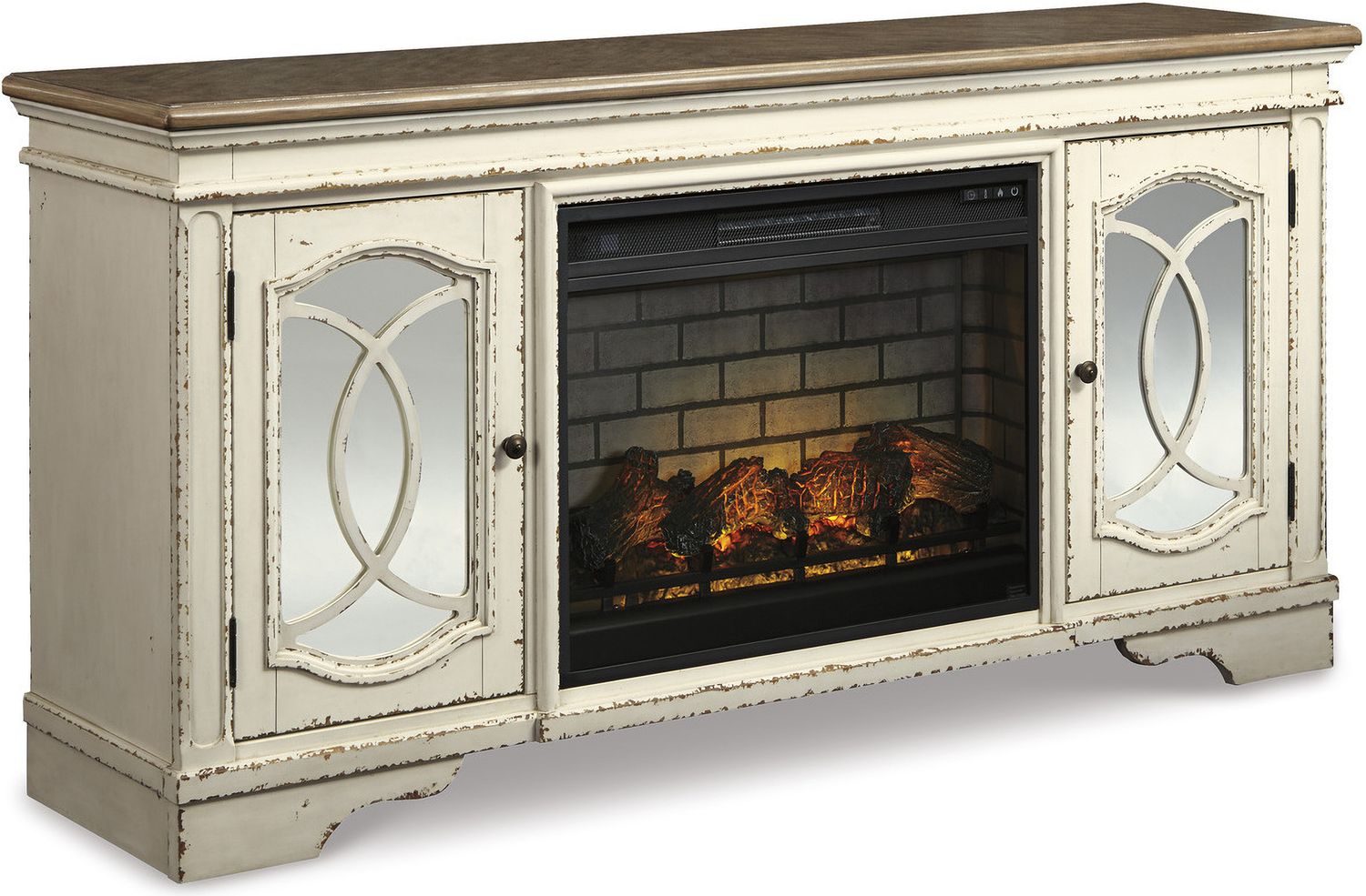 Black Electric Infrared Fireplace Insert W100121