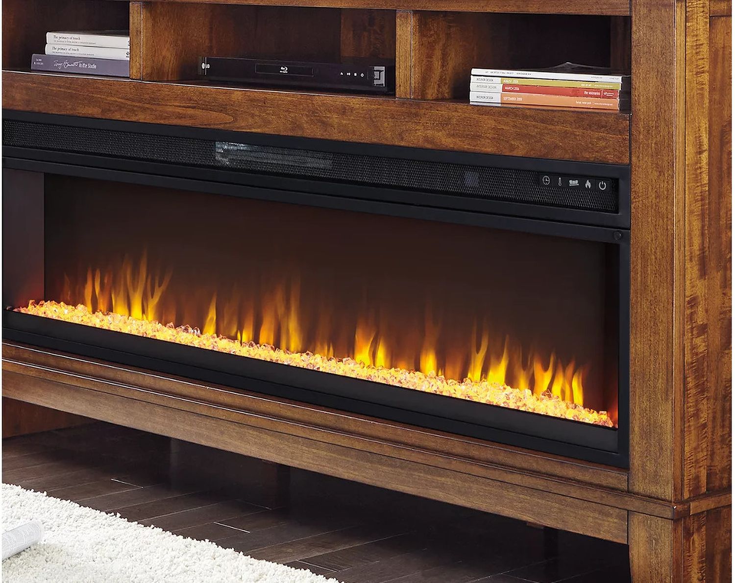 Wide Fireplace Insert W10022
