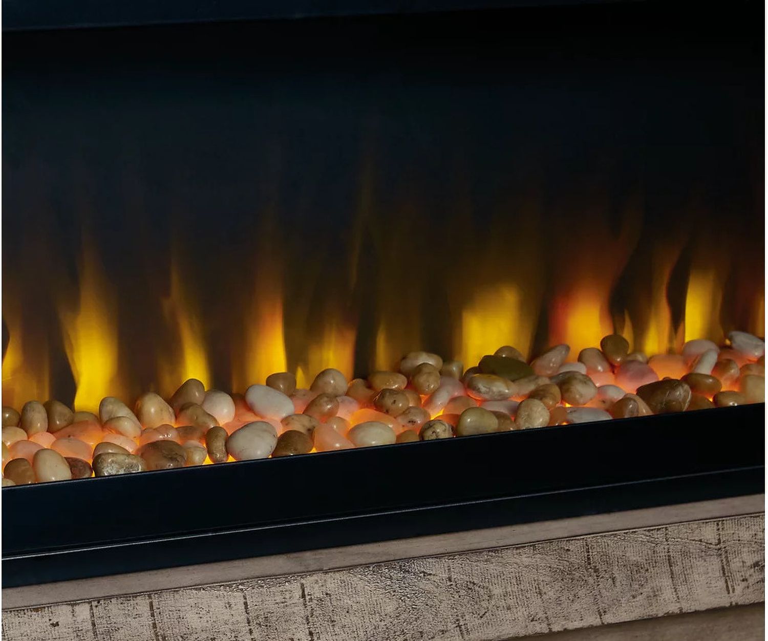 Wide Fireplace Insert W10022