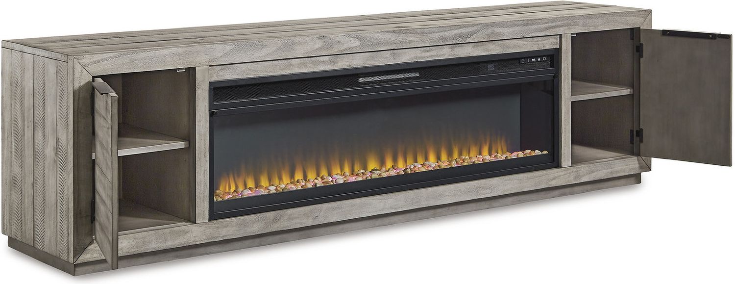 Wide Fireplace Insert W10022