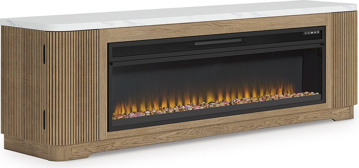 Wide Fireplace Insert W10022