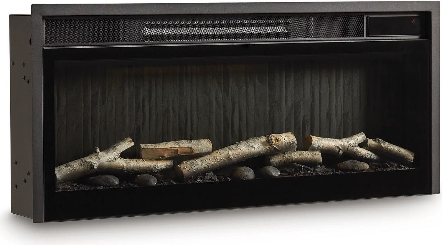 Entertainment Accessories Fireplace Insert In Black W100703