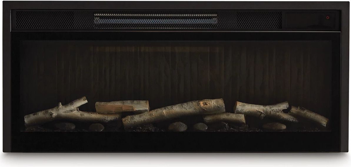 Entertainment Accessories Fireplace Insert In Black W100703