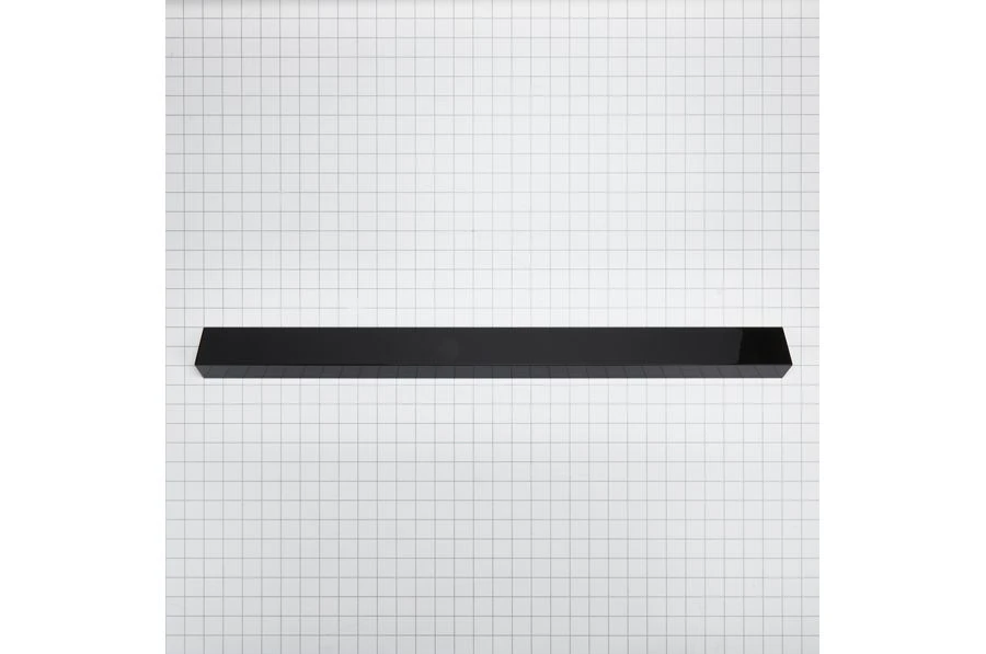 30" Slide-in Range Rear Trim Kit, Black, with (1) metal trim piece and installation instructions W10113902A