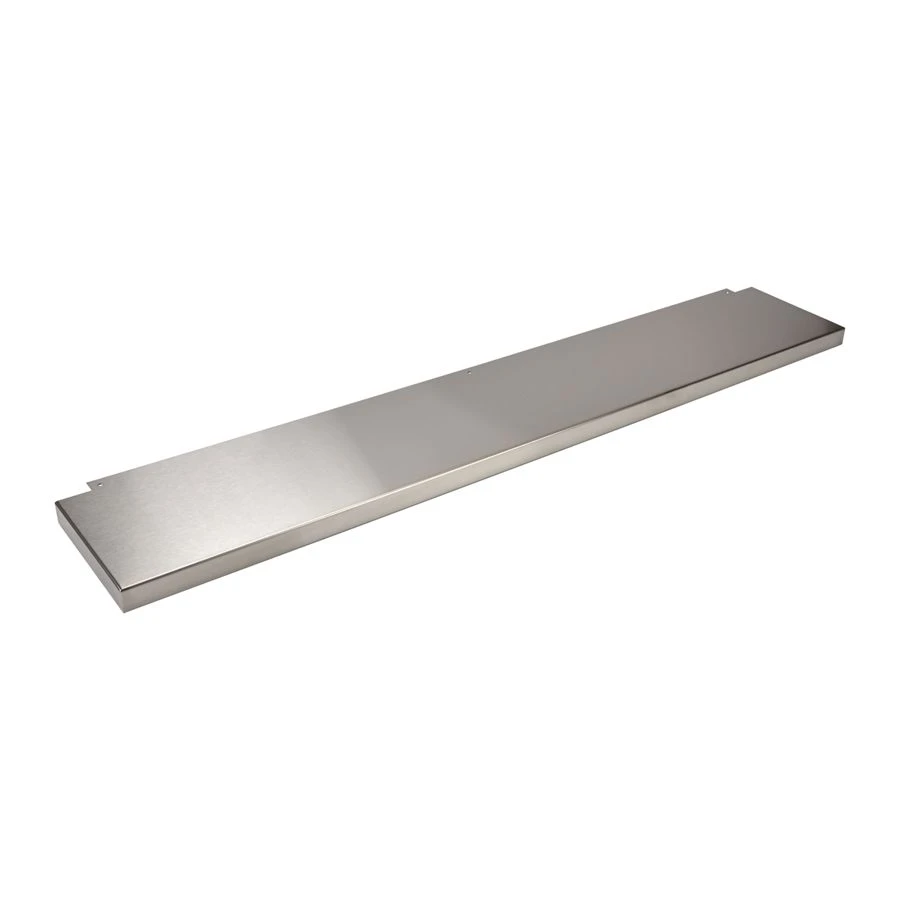 Stainless Steel Backsplash - for 48" W Range or Cooktop, Size: 48" W x 9" H W10115777
