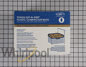 60-Pack of Heavy-Duty Plastic Compactor Bags with Odor Remover for 15-IN Compactor Models W10165294RB